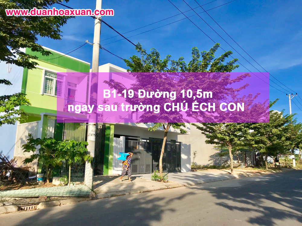 Bán b1-19 đường 10,5m khu nguyễn tri phương